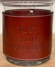 Rocks Glass, JAB, Leather