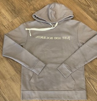 Hoodie, JAB, Gray, L