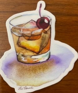 Sticker, Old Fashioned